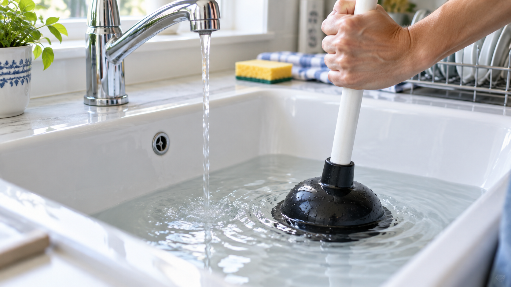 Unclog a Slow Sink Drain